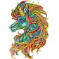 Пазл деревянный: Единорог — Подарочная коробка