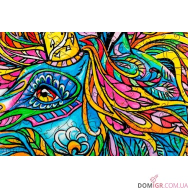 Пазл деревянный: Единорог — Подарочная коробка