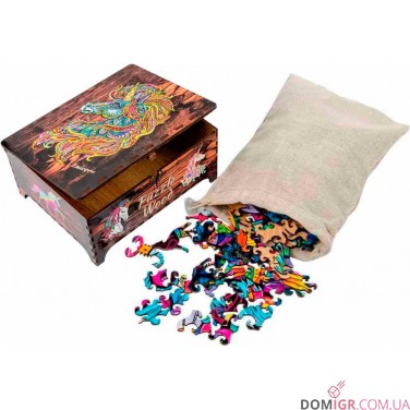 Пазл деревянный: Единорог — Подарочная коробка