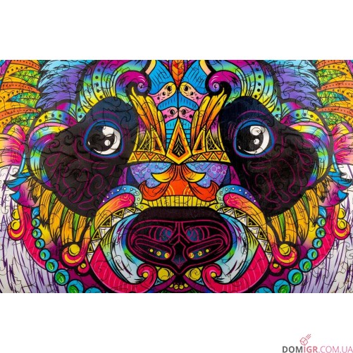 Пазл деревянный: Панда