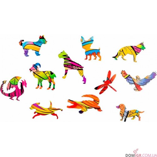 Пазл деревянный: Собака