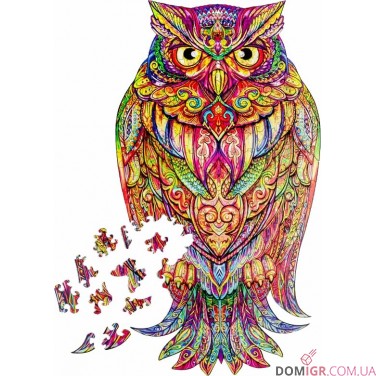 Пазл деревянный: Сова