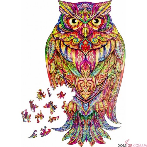 Пазл деревянный: Сова