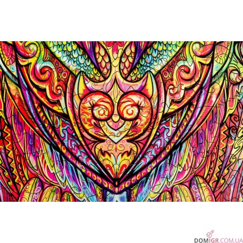 Пазл деревянный: Сова