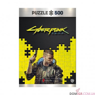Пазл Cyberpunk 2077: Keyart Male V Puzzle 500