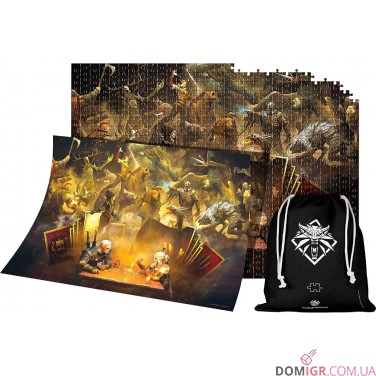 The Witcher (Wiedźmin): Playing Gwent puzzle 1000