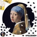 Пазл деревянный: Девушка с жемчужной сережкой (круглый)
