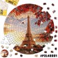 Пазл деревянный: Эйфелева башня (круглый)