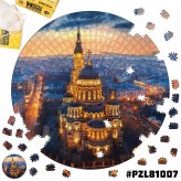 Пазл деревянный: Харьковский собор (круглый)