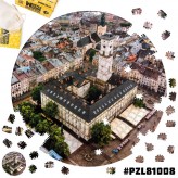 Пазл деревянный: Площадь Рынок во Львове (круглый)