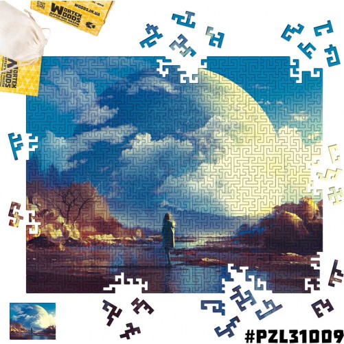 Пазл деревянный: Взгляд на другую эпоху (лабиринт)