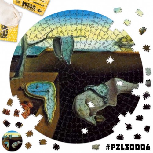 Пазл деревянный: Постоянство памяти (круглый)