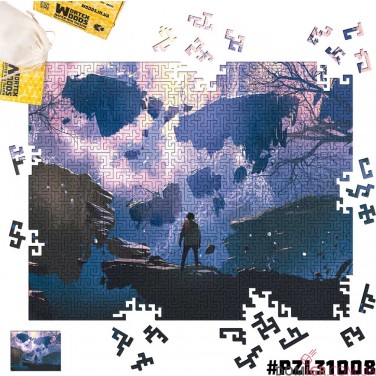 Пазл деревянный: Мир без гравитации (лабиринт)