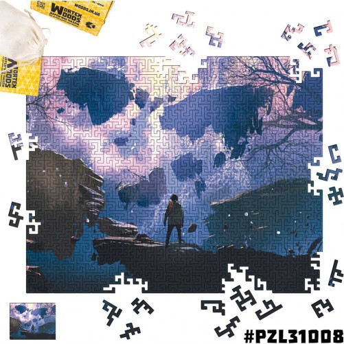 Пазл деревянный: Мир без гравитации (лабиринт)