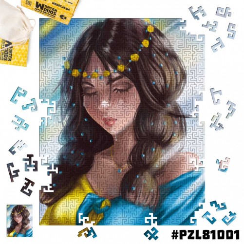 Пазл деревянный: Украиночка (лабиринт)