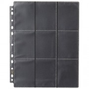 18-Pocket Pages - Clear-Black Non-glare - Side Loading
