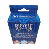 Bicycle Poker Chips (50 шт) - набор фишек Купить Bicycle Poker Chips (50 шт) - набор фишек (Аксессуары для настольных игр)