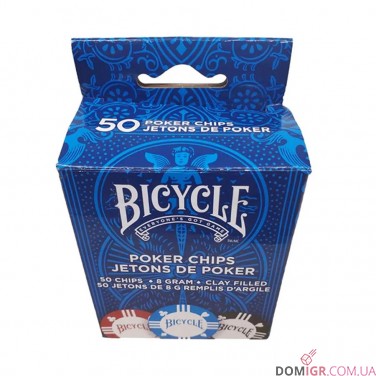 Купить Bicycle Poker Chips (50 шт) - набор фишек Bicycle Poker Chips (50 шт) - набор фишек