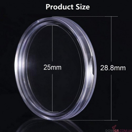 Капсула для жетонов Clear Coin 25mm