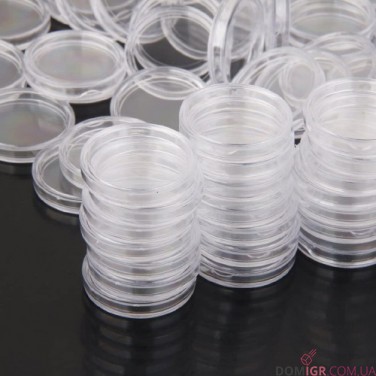 Капсула для жетонов Clear Coin 26mm