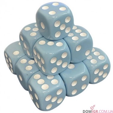 Кубик D6 16 мм - в ассортименте