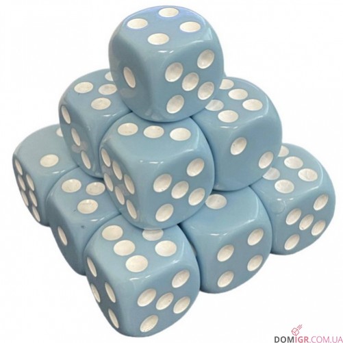 Кубик D6 16 мм - в ассортименте