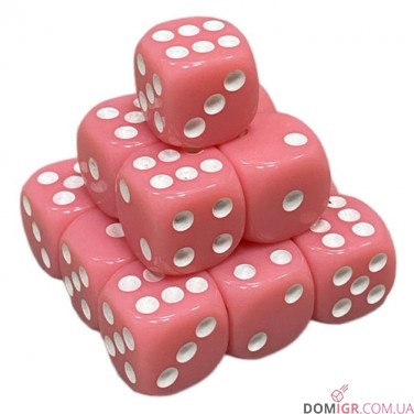 Кубик D6 16 мм - в ассортименте