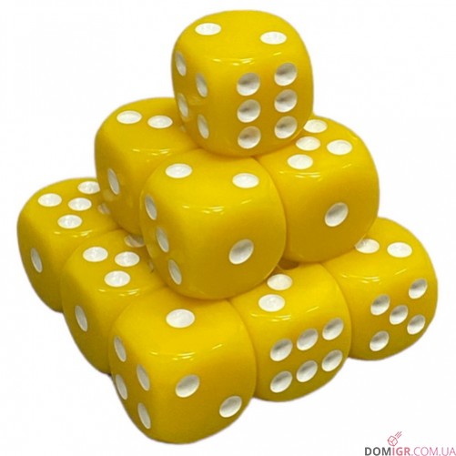 Кубик D6 16 мм - в ассортименте