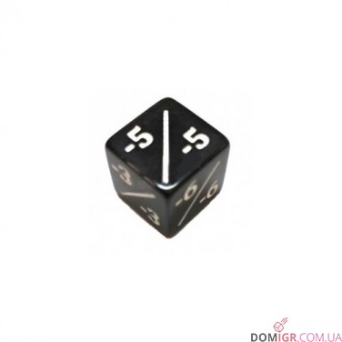 Dice - Negative D6 16 mm
