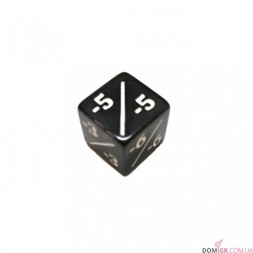Dice - Negative D6 16 mm