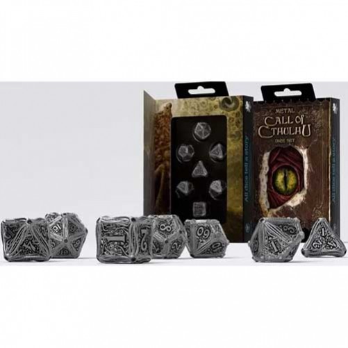 Metal Call of Cthulhu Dice Set