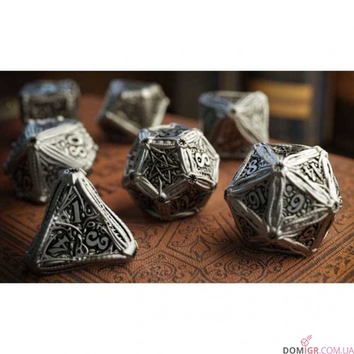 Metal Call of Cthulhu Dice Set