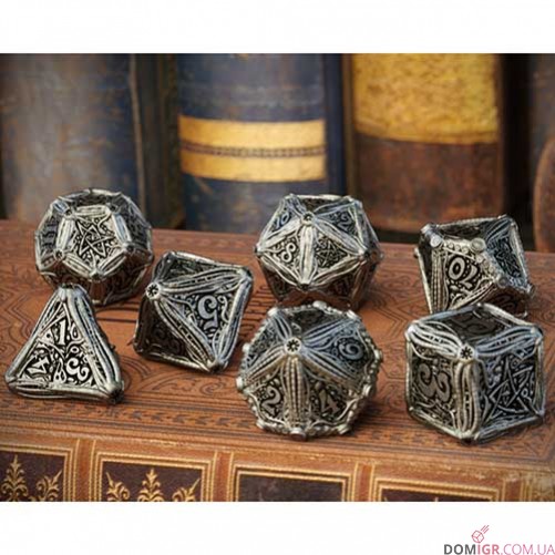 Metal Call of Cthulhu Dice Set