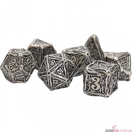 Metal Call of Cthulhu Dice Set