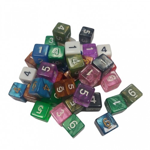 Кубик d6 (випадковий колір)