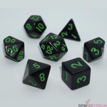 Набор кубиков - Opaque 7 Dice Set (в ассортименте)