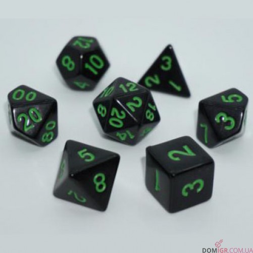 Набор кубиков - Opaque 7 Dice Set (в ассортименте)