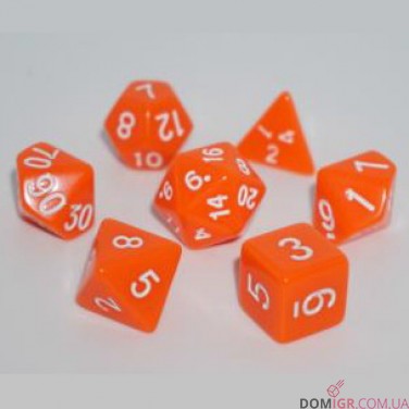 Набор кубиков - Opaque 7 Dice Set (в ассортименте)