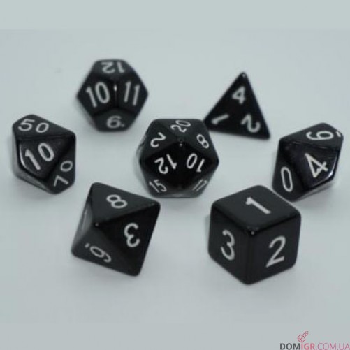 Набор кубиков - Opaque 7 Dice Set (в ассортименте)