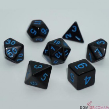 Набор кубиков - Opaque 7 Dice Set (в ассортименте)