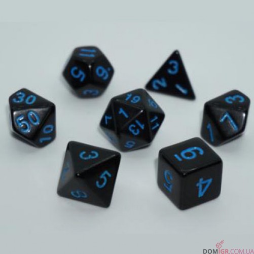 Набор кубиков - Opaque 7 Dice Set (в ассортименте)