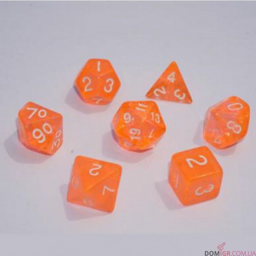 Набор кубиков - Transparent 7 Dice Set (в ассортименте)