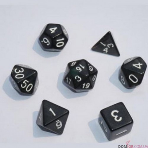 Набор кубиков - Transparent 7 Dice Set (в ассортименте)