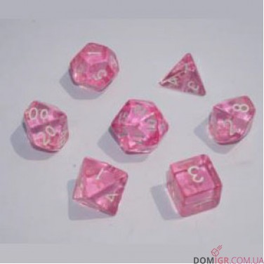 Набор кубиков - Transparent 7 Dice Set (в ассортименте)
