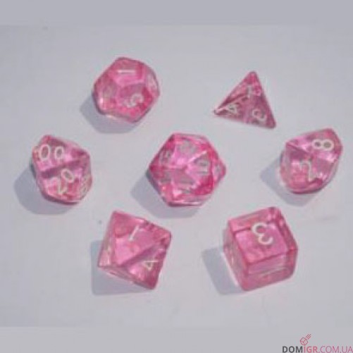 Набор кубиков - Transparent 7 Dice Set (в ассортименте)