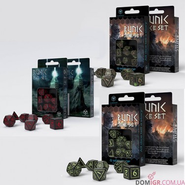 Купить Runic Dice Set (в ассортименте) Runic Dice Set (в ассортименте)