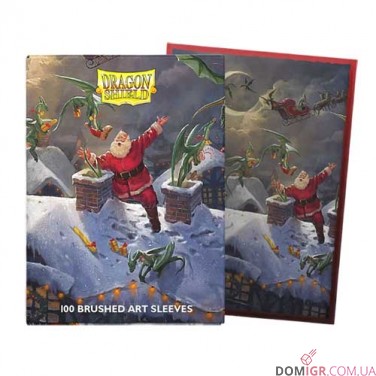 Dragon Shield Brushed Art Sleeve: Christmas 2023 — Протектори 100 шт.