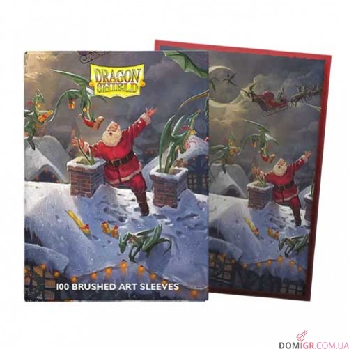 Dragon Shield Brushed Art Sleeve: Christmas 2023 — Протектори 100 шт.