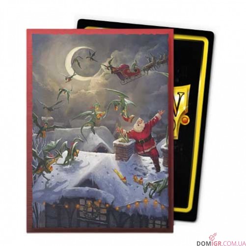 Dragon Shield Brushed Art Sleeve: Christmas 2023 — Протектори 100 шт.