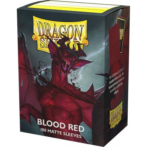 Dragon Shield: Blood red — Протекторы 100 шт.